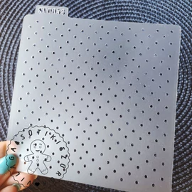 Pöttyök (polka dot) stencil