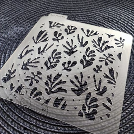  Virágszálas stencil (Floral Valu20)