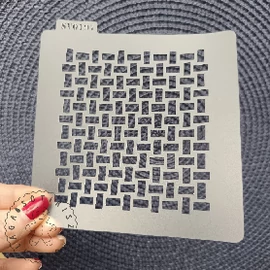 Téglalapok 02 stencil 