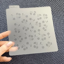 Cseresznye 2 részes stencil 