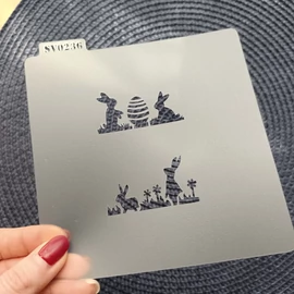 Nyuszis képek stencil