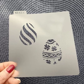 2 minta tojáshoz stencil