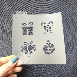 Adventi 4-es stencil 