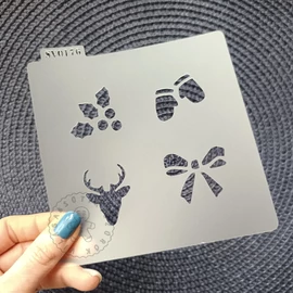 Adventi 4-es stencil 