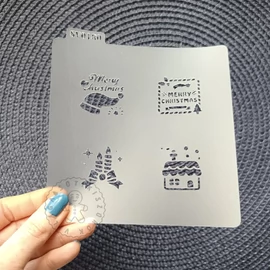 Adventi 4-es stencil 