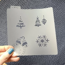 Adventi 4-es stencil 