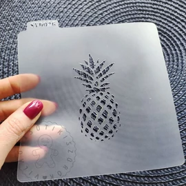Ananász stencil
