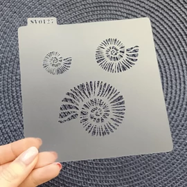 Csiga stencil 