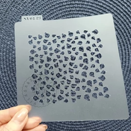 Őszi levelek kicsi stencil 