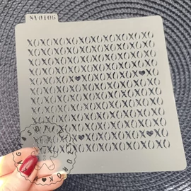 XOXO stencil 