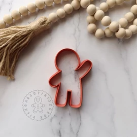 Integető mézi 03 körvonal sütikiszúró - Mézi Műhely 2024