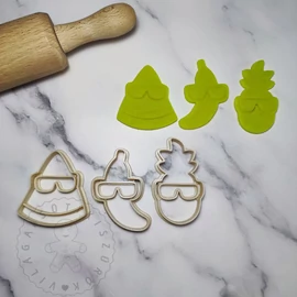 Napszemüveges gyümölcsök falatka szett