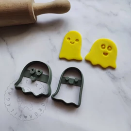 Szellem mini Halloween sütikiszúró (2db)