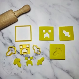 Minecraft linzer kiszúró szett 4 db