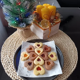 Szív linzer sütikiszúró szett (2 db)