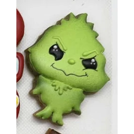 Grinch körvonal sütikiszúró 