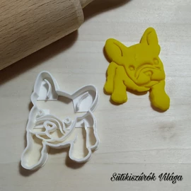 Francia bulldog sütikiszúró