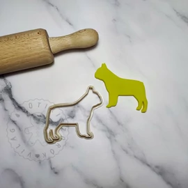 Francia bulldog körvonal sütikiszúró