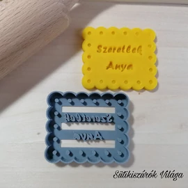 Szeretlek anya sütikiszúró