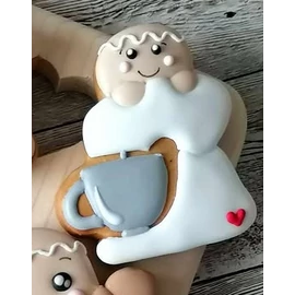 Mézi robotgéppel körvonal sütikiszúró