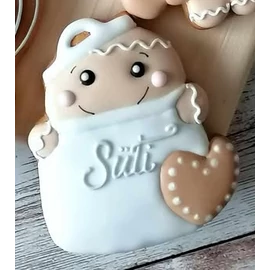 Mézi csuporban körvonal sütikiszúró