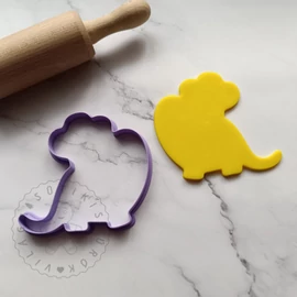 Dino lufikkal körvonal sütikiszúró