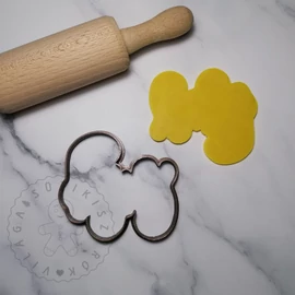 Baby felirat körvonal sütikiszúró