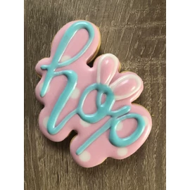 HOP felirat körvonal sütikiszúró (Díszítés: www.instagram.com/fairyberrysweets/)