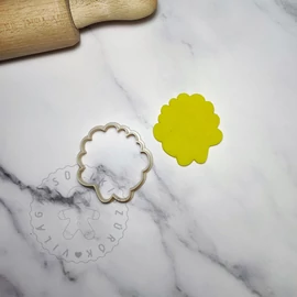 Bárány fej körvonal sütikiszúró