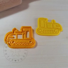Lánctalpas traktor sütikiszúró