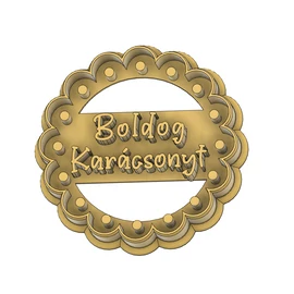 Boldog Karásonyt pöttyös sütikiszúró