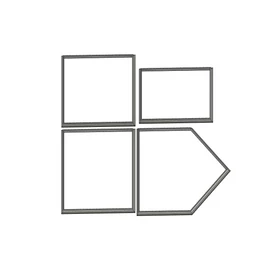 Mézeskalács ház puzzle sütikiszúró