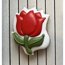 Tulipánfej körvonal sütikiszúró - Mézédes