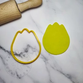 Tulipán körvonal sütikiszúró