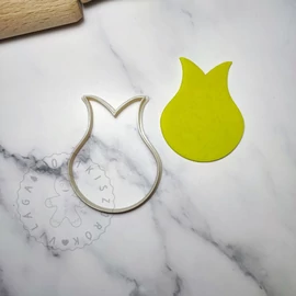 Tulipán körvonal sütikiszúró