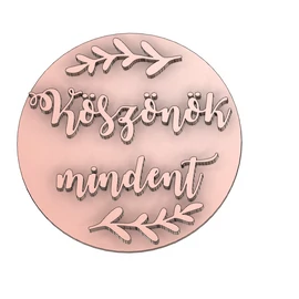 Köszönök mindent pecsét 