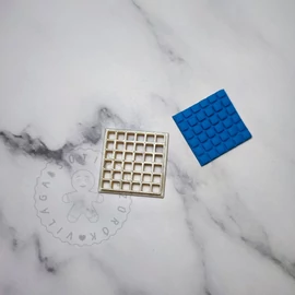 Waffel süthető gyurma pecsét