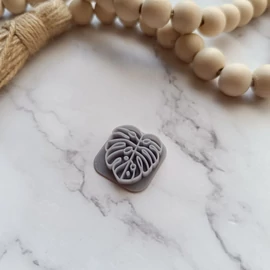 Monstera süthető gyurma pecsét