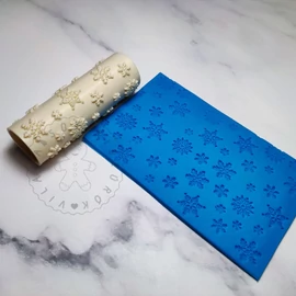 Hópehely mintás henger