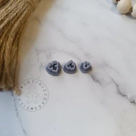 3 ágú szirom mini süthető gyurma kiszúró (3db)