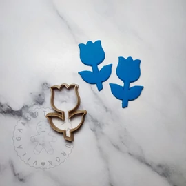 Tulipán szárral süthető gyurma kiszúró