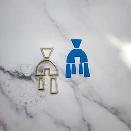 Azték süthető gyurma kiszúró szett 01 4 db