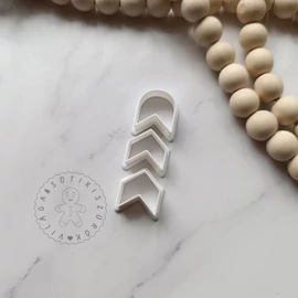 3 részes geometriai füli 01 süthető gyurma kiszúró