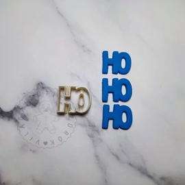 HO betűk süthető gyurma kiszúró