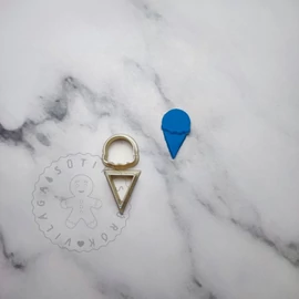 Fagyi 2 részes süthető gyurma kiszúró