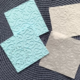 Floral 05 3D mintanyomó sütőpapírhoz