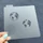 Mini Földgömb stencil