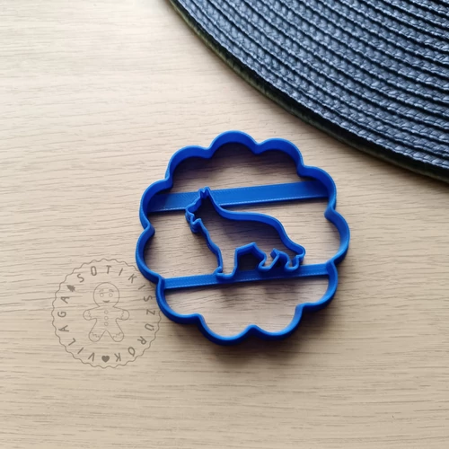 Linzer németjuhásszal FIX sütikiszúró