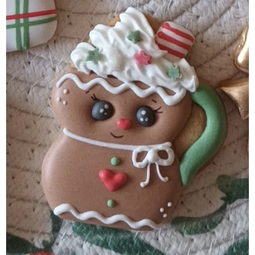 Mézi bögre körvonal sütikiszúró - Mesi Mézi Design