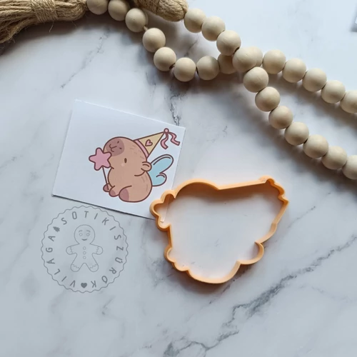 Capybara hercegnő körvonal sütikiszúró